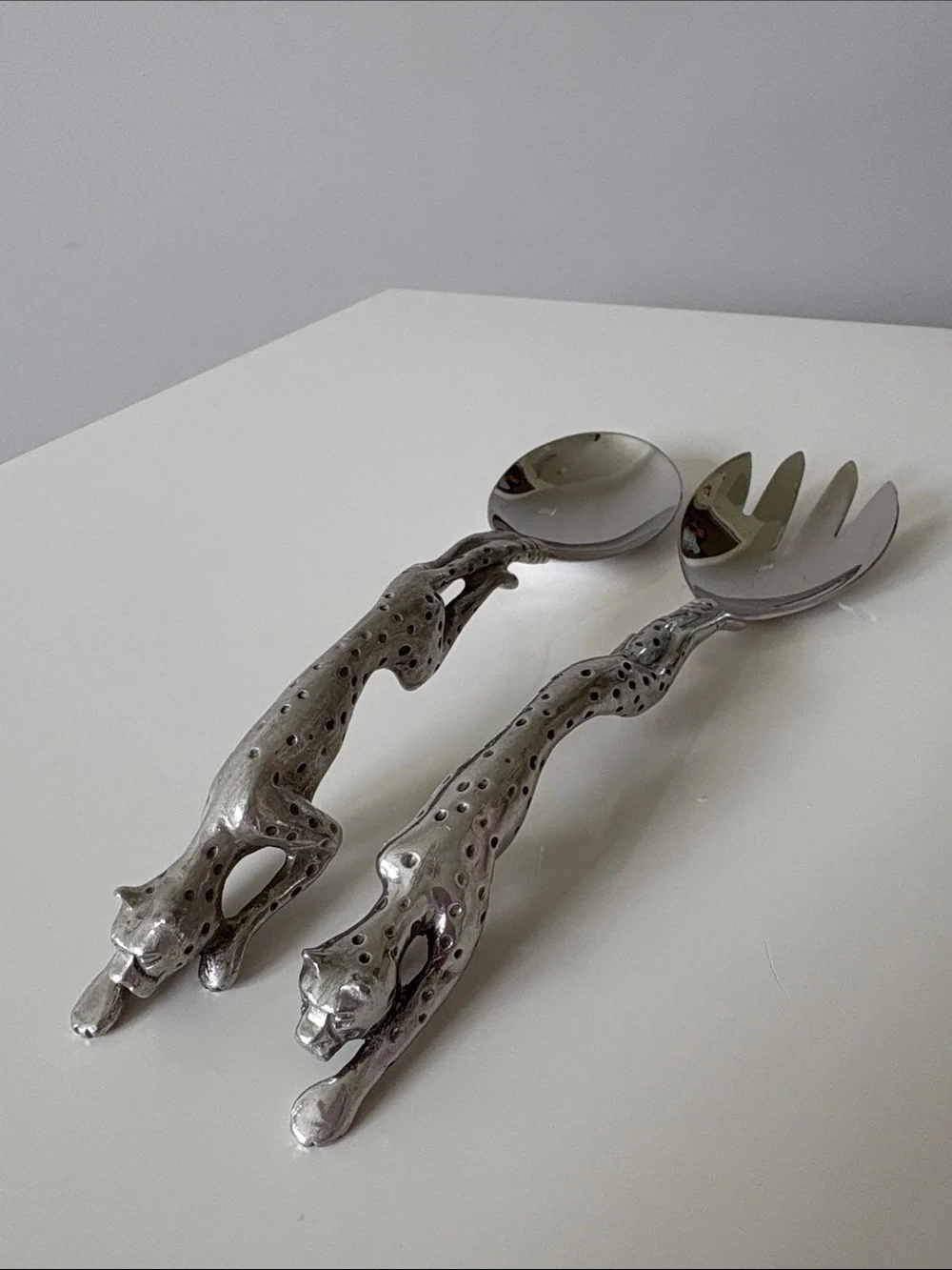 Cheetah Design  Salad Server